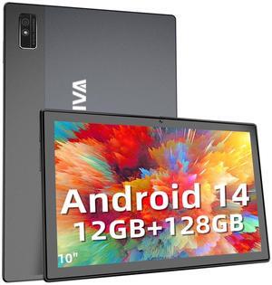 2025 Latest Tablet, 10.1" Android Tablet with Octa-core Processor 12GB RAM 128GB ROM 1TB Expand, 1280x800 HD IPS Touchscreen, Split Screen, Wi-Fi 5, BT 5.0, Dual Camera, 10000mAh, Google Tablets