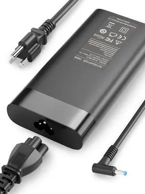 150W Laptop Charger for HP Zbook 15 16 17 15u 15v G3 G4 G5 G6 G7 G8 G9,Studio G3 G4 G5 G6 G7 G8 G8,OMEN by 15 17,Pavilion Gaming 15 17 TPN-CA11 TPN-DA09 Laptop Power Supply Adapter