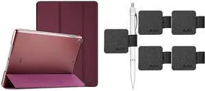 ProCase iPad 10.2 Case 2020 iPad 8th Generation / 2019 iPad 7th Gen Case Bundle with (5 Pack) ProCase Pen Loop Holder for Notebooks Journals Planners Tablet Case