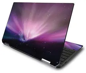 MightySkins Skin for HP Spectre x360 13.3" Gem-Cut (2020) - Spaced Out | Protective, Durable, and Unique Vinyl Decal wrap cover | Easy To Apply, Remove, and Change Styles | Made in the USA (HPS3601320