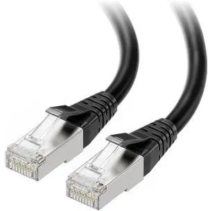 Cable Matters [Cat8 Certified 40Gbps Long Shielded Cat 8 Ethernet Cable - 50ft, 2000Mhz Category 8 Ethernet Cord, Cat8 Cable for Gaming, Black