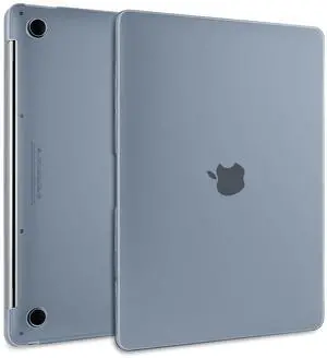Batianda Matte Ultra-Thin MacBook Air 13 inch Case 2020 2019 Release Model A2337 M1 A2179 A1932 Durable Fingerprint-Resistant, Precision Fit, with TPU Keyboard Cover and OTG Adapter, Steel Blue