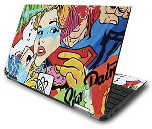MightySkins Skin for HP Spectre x360 13.3" Gem-Cut (2020) - Cartoon Mania | Protective, Durable, and Unique Vinyl Decal wrap cover | Easy To Apply, Remove, and Change Styles | Made in the USA (HPS3601