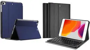 ProCase iPad Mini Slim Stand Case for iPad Mini 5 2019/ Mini 4, Mini 1 2 3 Bundle with iPad Mini Keyboard Case for iPad Mini 5 2019/ Mini 4, Mini 1 2 3