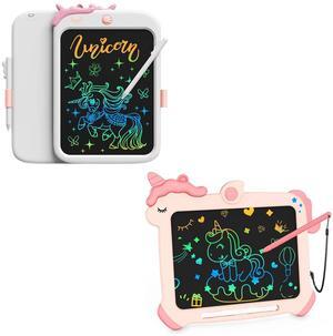 bravokids LCD Writing Tablet 8.5 Inch Toddler Doodle Board, Unicorn Toys Gifts for Girls - 10 Inch LCD Writing Tablet