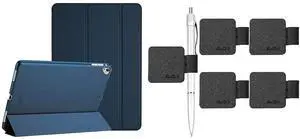 ProCase iPad Pro 12.9 2017/2015 Case (Old Model, 1st & 2nd Gen) Bundle with (5 Pack) ProCase Pen Loop Holder for Notebooks Journals Planners Tablet Case