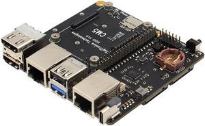 Geekworm X1501 CM5 IO Carrier Board for Raspberry Pi Compute Module 5 Support Dual M.2 NVMe SSD|1GbE + 2.5GbE Ethernet Ports