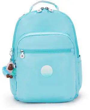 Kipling Women's Seoul 15" Laptop Backpack, Durable, Roomy with Padded Shoulder Straps, Built-In Protective Sleeve
