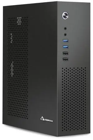 HOENGAGER Small Form Factor Gaming PC Desktop Computer - AMD Ryzen 3 3200G 4-Core 3.6 GHz, 16GB DDR4 RAM, 1TB SSD, 11AC Wi-Fi, Win 11 Professional Desktop PC, Black