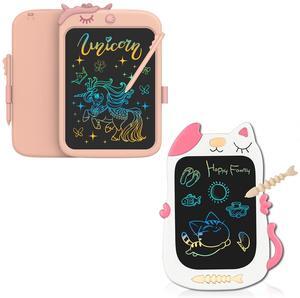 bravokids Little Girl Toys Gifts 8.5 Inch Cat LCD Writing Tablet, Unicorn Girl Toys 10 Inch LCD Writing Board, Gifts for Toddler Girls