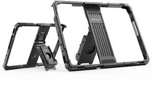 Accsoon iPad Power Cage II for iPad, Compatible with Ipad - Gen 5, 6, 7, 8, 9, 10, Ipad Air - Gen 3, 4, 5, Ipad Pro - 9.7 inch, 10.5 inch, 11 inch (Gen 1, 2, 3, 4), ACC04 NP-F Battery Plate Adapter