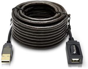 BlueRigger USB Extension Cable (32FT/10M, Long Active USB2.0 Extender, Male to Female Repeater, Data Transfer Cord)- for Game Consoles, Printer, Camera, Keyboard, Hard Drives