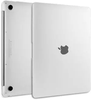 Batianda Matte Ultra-Thin MacBook Air 13 inch Case 2020 2019 Release Model A2337 M1 A2179 A1932 Durable Fingerprint-Resistant, Precision Fit, with TPU Keyboard Cover and OTG Adapter, Translucent