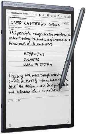 AINOTE Air 2, 8.2-inch AI Note-Taking Tablet E Ink Tablet with24 Level Adjustable Light,Electronic Notebook with Pen,Voice-to-Text Transcription, Multi-Languages Chatgpt Support, for Meetings,Study.