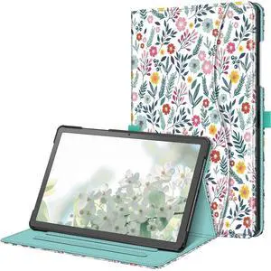 Fintie Case for Samsung Galaxy Tab A9 Plus/A9+ 5G 11 Inch 2023 Model (SM-X210/X216/X218), Multi-Angle Viewing Smart Stand Back Cover with Pocket Auto Wake/Sleep, Spring Bloom