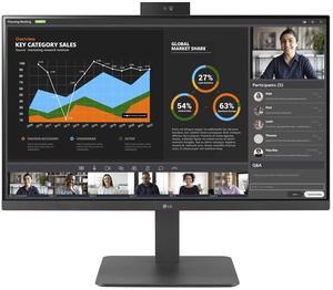 LG 27BR750C-C Full HD IPS Monitors with Built-in Full HD Webcam - 3 Year Warranty