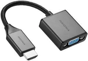 Insignia HDMI-to-VGA Adapter, Model: NS-PG95503, Black