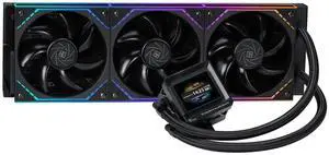 Thermal-Right FW360 SE ARGB V2 CPU Liquid Cooler, 2000RPM Daisy-Chain Connection Fans, 2" LCD Display Screen, for AM4/AM5 & Intel 1700/1851(Black)
