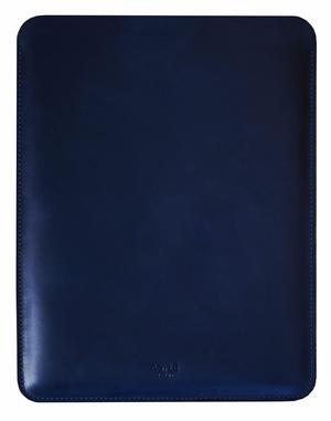 Leather Case for MacBook Air 15 inch 2023 2024 2025 M2 M3 M4 Laptop Genuine Leather Sleeve Case Vintage Sleeve for MacBook Air 15" Night (Blue)