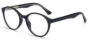 ANRRI Retro Round Blue Light Blocking Glasses Women Men Computer Eyeglasses Anti Blue Light Glasses with Anti Eyestrain & UV Glare for Gaming Black Frame