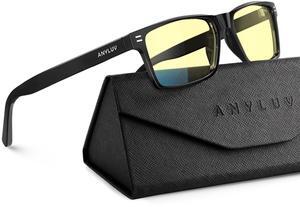 ANYLUV Blue Light Blocking Glasses for Men Anti Blue Light Glasses for Men Women, Eye Strain Relief for Computer Gaming