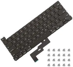 New Keyboard (US English) + Screws Kit EMC 3578 Replacement for MacBook Pro 13" A2338 2020 Keyboard US Layout