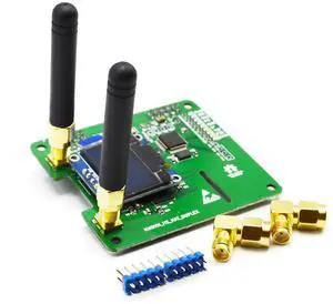 AURSINC MMDVM Duplex Hotspot Module Dual Hat V1.5.2 with 0.96 OLED Display Support P25 DMR YSF NXDN DMR Slot 1 + Slot 2 for Raspberry Pi, Pi Zero (with OLED)