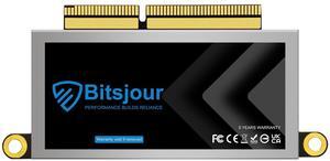 Bitsjour 512GB NVMe SSD Upgrade for 2016-2017 MacBook Pro 13" A1708 EMC 2978/3164 No Touchbar Model, Mac Interfacce No Adapter, macOS Pre-Installed