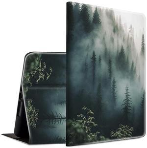 Case for All-New Kindle Fire HD 10 & 10 Plus Tablet 13th/11th Generation 2021/2023 Lightweight Smart Case Adjustable Stand Protective Cover with Auto Wake/Sleep - Forests