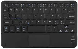 Keyboard, Portable Universal 7inch Bluetooth Keyboard with Touchpad for Tablet/Mobile Phone/PC, Compatible for for Android