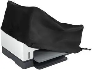 CaSZLUTION Printer Dust Cover for HP DeskJet 4155e / 4255e / Smart -Tank 6001 Wireless Inkjet All-in-One Printer, Water Resistant Nylon Printer Protector Cover - 17.3 x 14.7 x 8.6 Inch (Black)