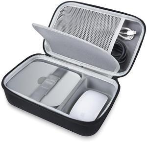 Hard Carrying Case Compatible with Apple 2024 Mac mini Desktop Computer, Mac mini with M4 / M4 Pro chip CPU Travel Storage Case Fits for Magic Mouse and Charger Accessories