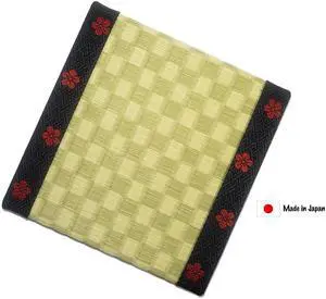 Japanese Small Tatami Mat, Japanese Style Decoration, Home and Company Decoration, Mouse Pad, Tea Tray, Japanese Gift(Dark Blue)