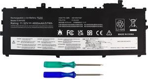 King EBOYEE 01AV430 SB10K97587 57WH Laptop Battery Replacement for ThinkPad X1 Carbon 5th Gen 2017 6th Gen 2018 Series 01AV431 SB10K97588 SB10K97587 01AV494 SB10K97586 01AV429 SB10K97586 11.52V 4Cell
