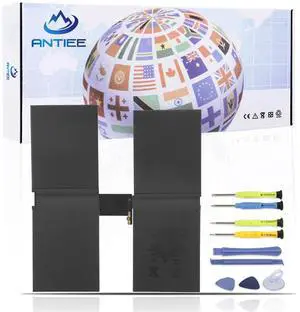 ANTIEE A2387 Tablet Battery Replacement for iPad Pro 12.9 2021, iPad Pro 5th Gen 12.9 2021 A2378 A2379 A2461 A2462 MHNK3LL/A MHNH3LL/A 40.11Wh 10500mAh with Toolkit