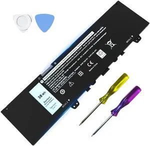 38Wh 39DY5 F62G0 Laptop Battery 2 in 1 Replacement for Dell Inspiron 13 7000 5370 7370 7373 7380 7386 i7373 P83G001 F62GO P87G p83g P83G002 P87G001 RPJC3 P91G001 Vostro 13 5370 0F62G0 039DY5