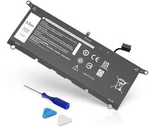 DXGH8 Battery for Dell XPS 13 9370 9380 2019 Inspiron 13 7390 7391 2-in-1 5390 5391 14 7490 Latitude 3301 E3301 Vostro 5390 5391 0H754V H754V G8VCF G8VCF6C HK6N5 P113G001 P82G P82G001[7.6V/52Wh]