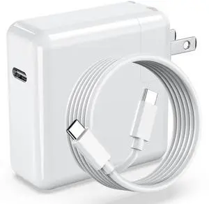70W GaN USB C Charger Compatible with Mac Book Air 13 15 inch Mac Book Pro 13 14 16 inch 2020 2021 2022 2023 2024 Laptop AC Adapter,Charging for iPad Pro,All USB C Device,C to C Power Cord Supply