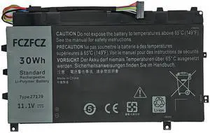 FCZFCZ 271J9 Battery Replacement for Dell Latitude 13 7000 7350 Series 0271J9 3WKT0 GWV47 MN791 0GWV47 0MN791 YX81V 11.1V 30Wh 2500mAh 3-Cells