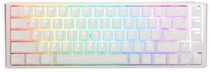 Ducky One 3 SF Pure White 65% Hotswap RGB Mechanical Keyboard (Cherry MX Silent Red)