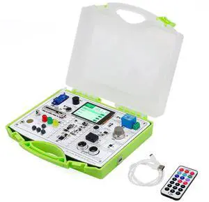 ELECROW All-in-one Starter Kit for Pico 2 RP2350 with Common Board Design and Online Tutorials, 17 Sensors and 21 Lessons