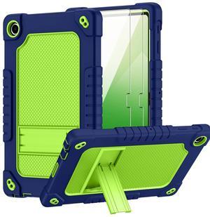 FIEWESEY for Walmart Onn 10.4" Tablet Pro (100110603) Case,Heavy-Duty Drop-Proof Shockproof Hybrid Kids Friendly Protective Case for Onn 10.4" Tablet Pro 2023+Screen Protector (Navy/Green,2 Pack)