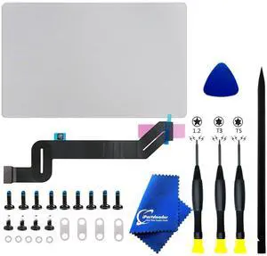 iPartsleader Trackpad with Flex Cable Compatible for MacBook Pro Retina 16" A2141 Touchpad Replacement and Tool kit 821-02250-A EMC 3347 Late 2019 (Silver)