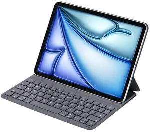 Smart iPad Keyboard Folio - Replaceable Battery (365-Day Life) - Compatible with iPad Air 11 (M3/M2) & Pro 11 (1/2/3/4th) &10.9" Air (4/5 Gen)-Magic Keyboard Case with 2 Viewing Angles,Lightweight