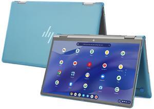mCover Hard Case Compatible ONLY for 2023~2024 14" HP Chromebook x360 14C-CD0000 Series Laptop Computers (NOT Fitting Any Other HP Chromebook & Windows laptops) - Aqua