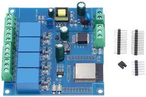Development Board 4 Way Relay Module, Programmable, Resettable, DC5-60V Power Supply, for Smart House Control