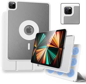 Marasone Case for iPad Pro 11 inch(1st, 2nd, 3rd & 4th Gen) 2022/2021/2018/2020-Slim Protective Case-Wireless Apple Pencil Charging - Convenient Magnetic Stand & Sleep/Wake Cover-Stealth (White)