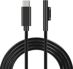 Master Cables 6.6 Foot Replacement Surface Laptop and Tablet Braided Charging Cable - Connect to USB-C Compatible for Microsoft Surface (3)