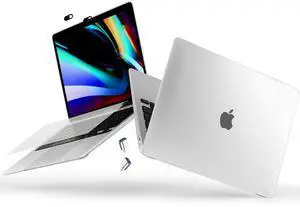 Loyrina Compatible with MacBook Pro 13 inch Case 2023-2016 A2338 A2251 A2289 A2159 A1989 A1708 A1706, Ultra-Thin & Anti-Fingerprints Case for MacBook Pro 13.3" with Touch Bar & Touch ID, Transparent