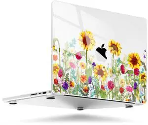 MEEgoodo for M4 MacBook Pro 14 inch Case 2024 2023 2021, Matte & Flexible Case Fit Model A3112/A3401/A3185/A2918/A2992/A2779/A2442 M3 M2 M1 Pro/Max, Sunflowers MEEgoodo for M4 MacBook Pro 14 inch Case 2024 2023 2021, Matte & Flexible Case Fit Model A3112/A3401/A3185/A2918/A2992/A2779/A2442 M3 M2 M1 Pro/Max, Sunflowers